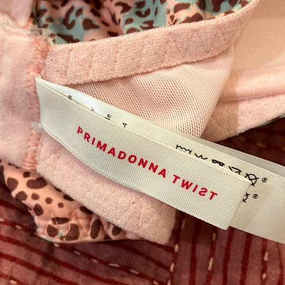 Women’s 38H PrimaDonna Twist Italian brand pink leopard print bra - Picture 2 of 13